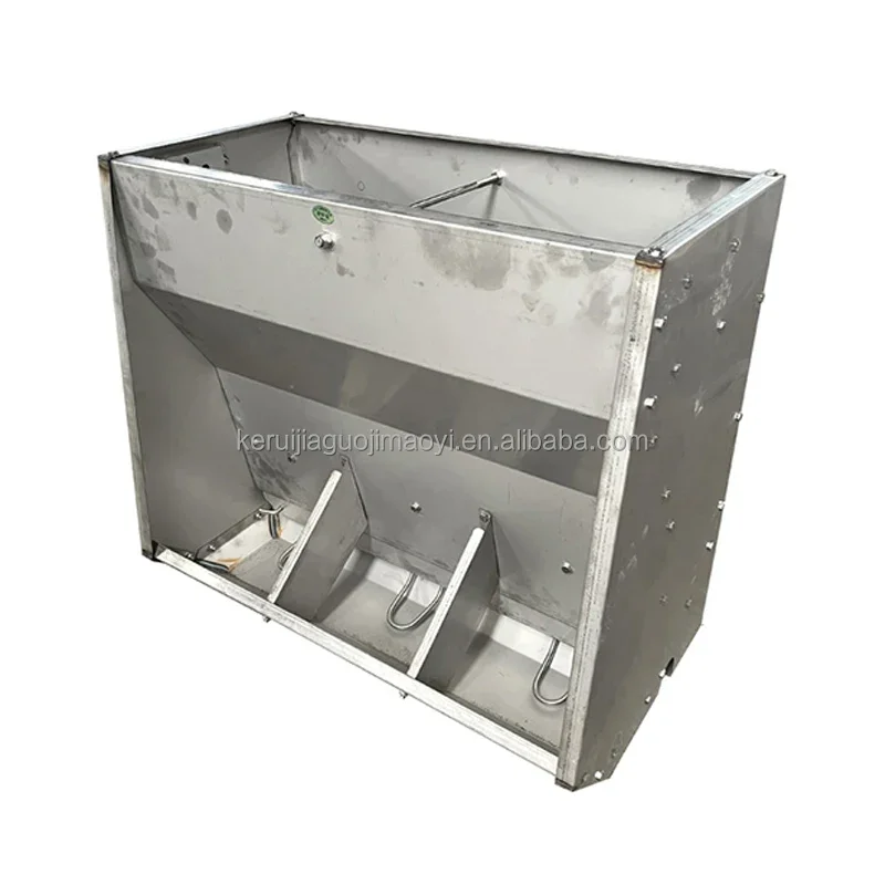 

Chinese supplier Wholesale price pig farming equipment animal feeders pigs automatic automatic double side pig feeder