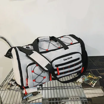 Ginásio mochila de viagem saco de bagagem yoga treinamento de fitness seco molhado sapatos bolso para mulheres homens esportes ao ar livre natação daypack bolsa