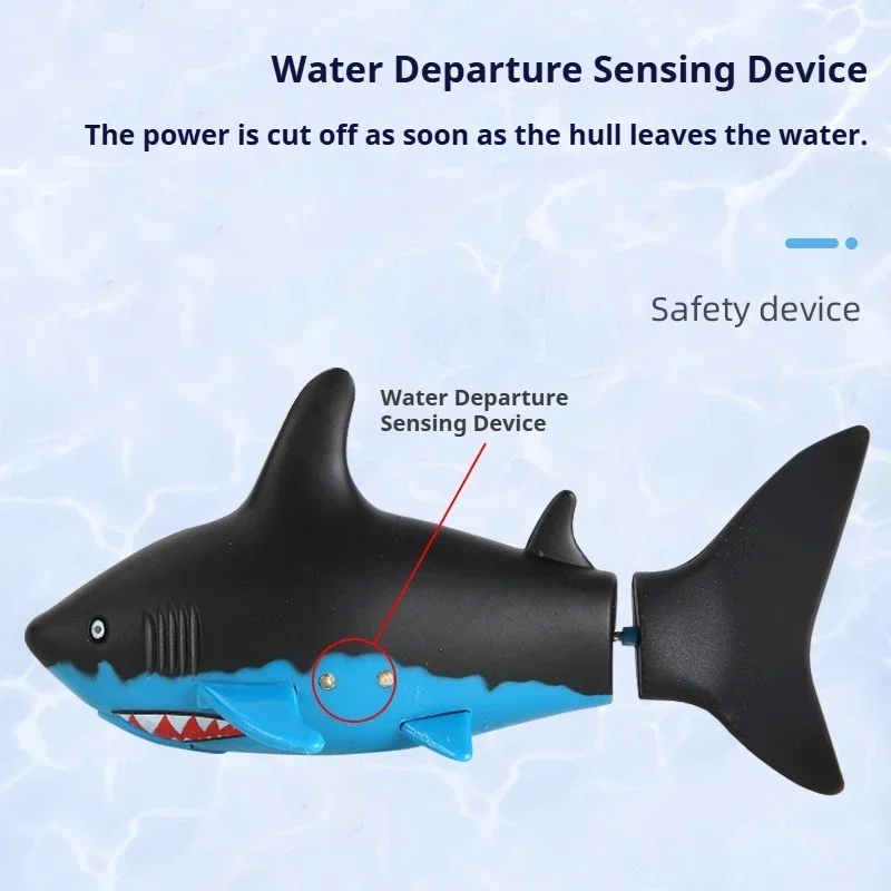 Mini RC U-Boot 4-Kanal-Fernbedienung für kleine Haie mit USB-Fernbedienung, Spielzeug, Fischboot, bestes Weihnachtsgeschenk für Kinder, Kinder, Neu