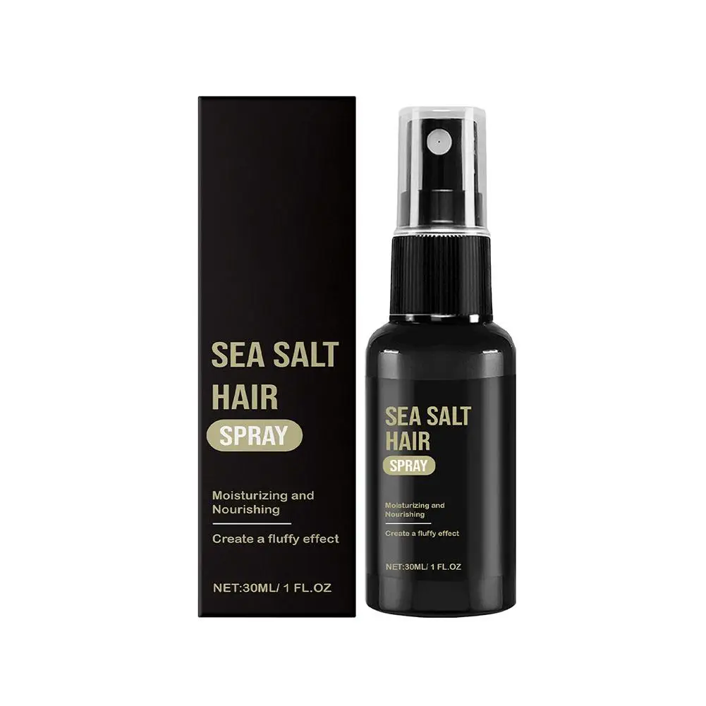 30ml Natural Sea Salt Spray for Men Salt Water Hair Mist Hair Volumizing Thickness Wave Curls Seasalt Hair Spray Styling Mist