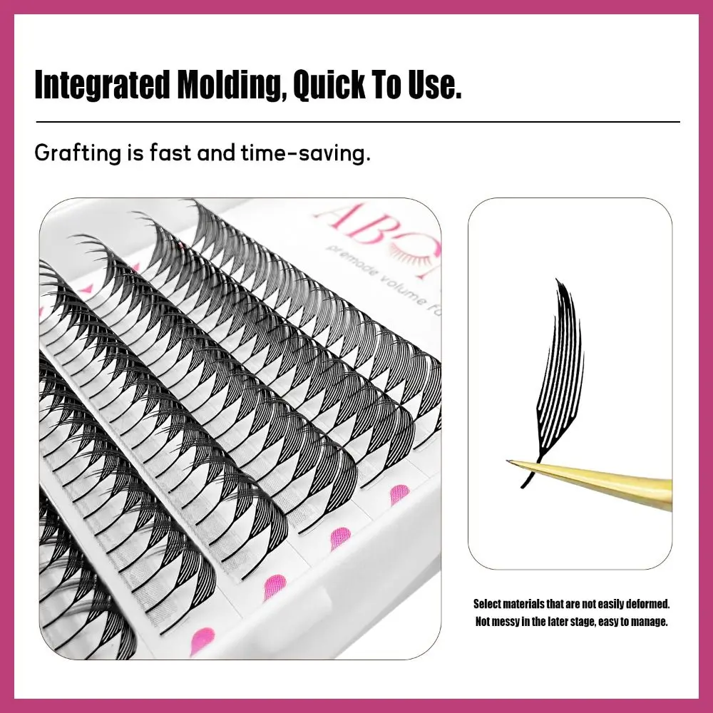 12 Rows Cluster Lashes Kit Single Cluster Comic Spire False Eyelashes C/D Curl Mink Lashes Extensions Eye Makeup Tools