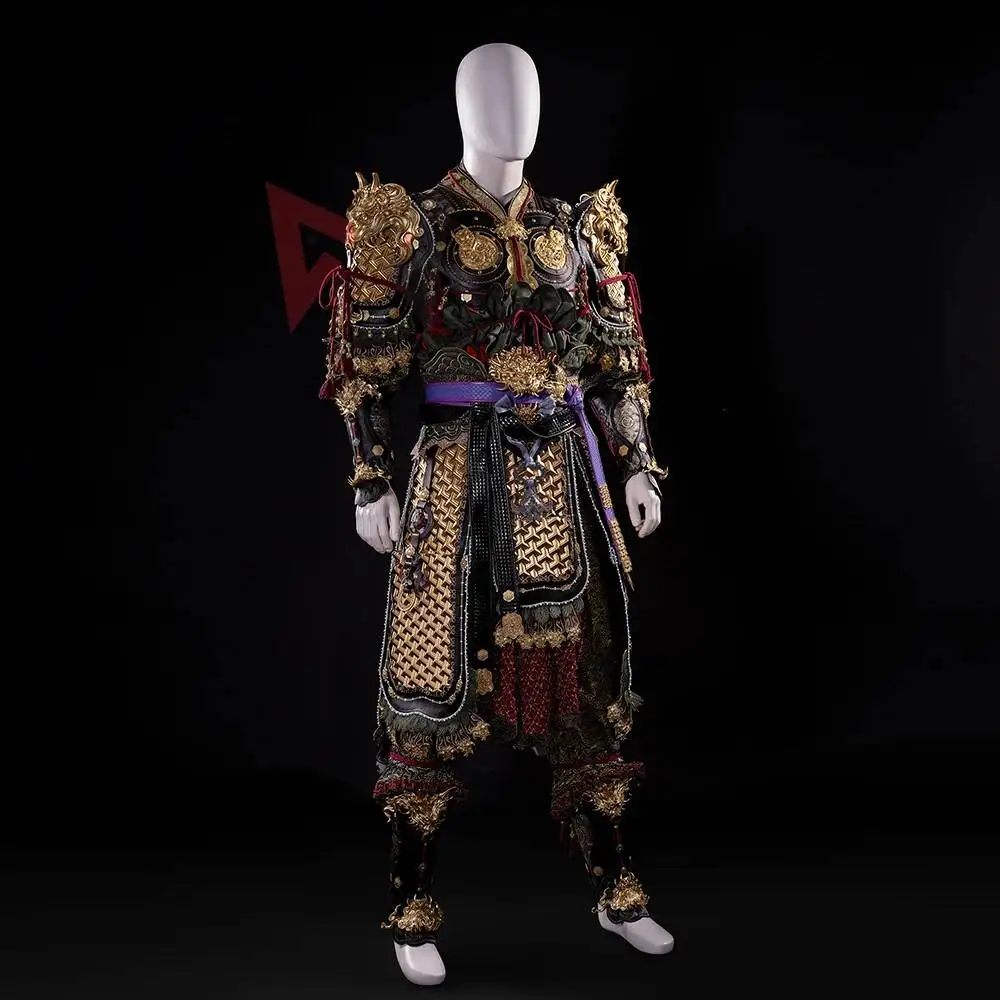 New Game Wukong Cosplay Costume Set Hair Crown Armor Shirt Pants  To Choose Cosplay Halloween 3D Printing Costume Custom Made