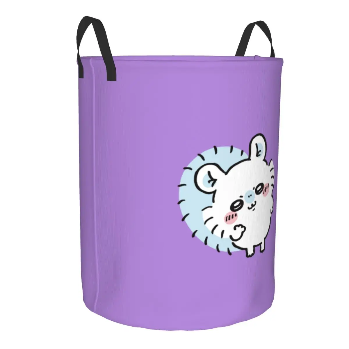 Custom Cute Cartoon Chiikawa Anime Laundry Basket Collapsible Popular Manga Clothing Hamper Toys Organizer Storage Bins