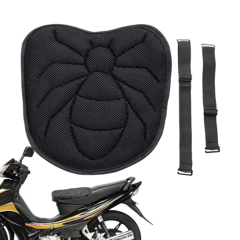 

Motorcycle Air Cushion For Cruisers Breathable 3D Air Mesh Motorcycle Gel Seat Pad Shock-Absorbing Gel Seat Pad Gift For Family