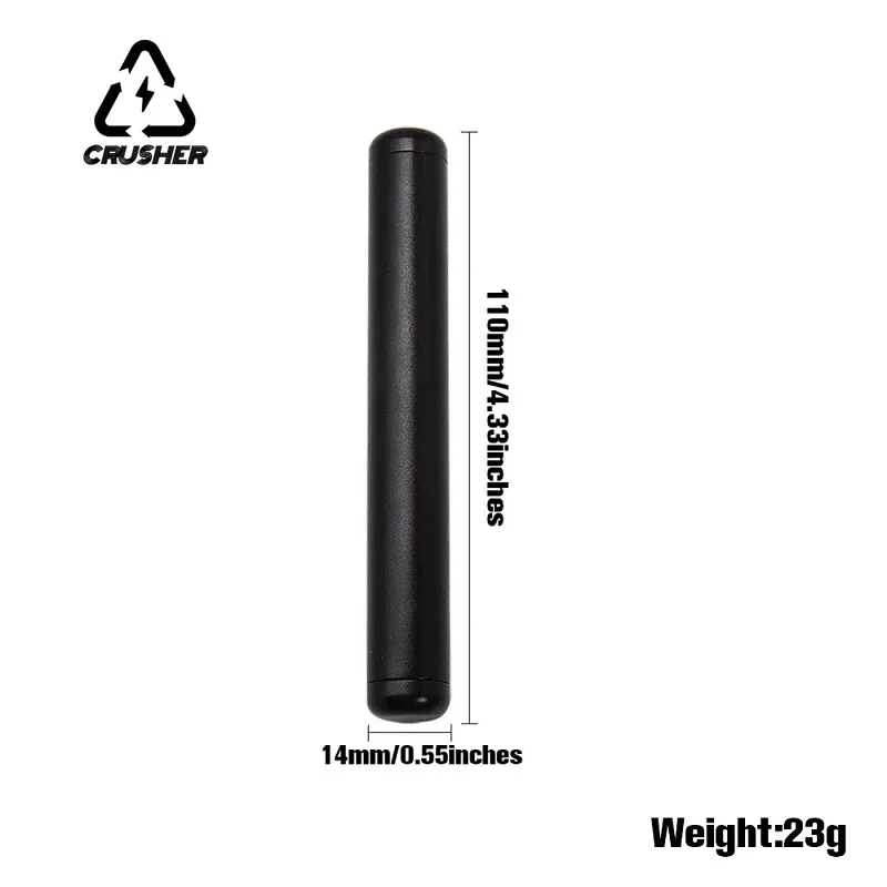 CRUSHER 110MM Aluminum Cigar Airtight Container Travel Storage Cigarette Holder Smell Proof Waterproof Smoking Accessories