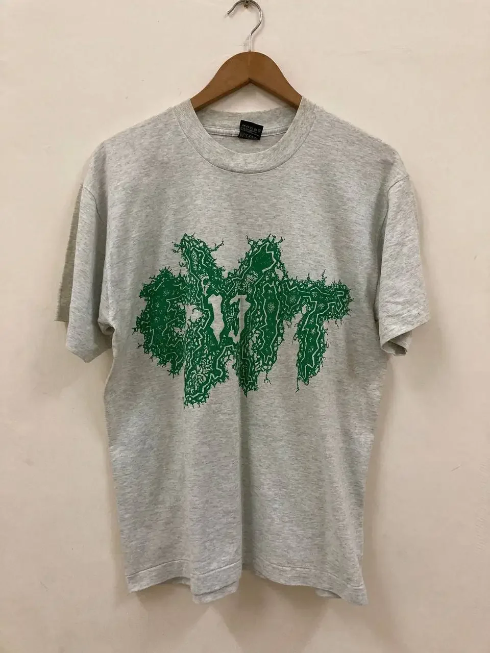 Vintage 90er Jahre Exit 13 Legalize Hemp Now T-Shirt Größe L Grindcore-Band