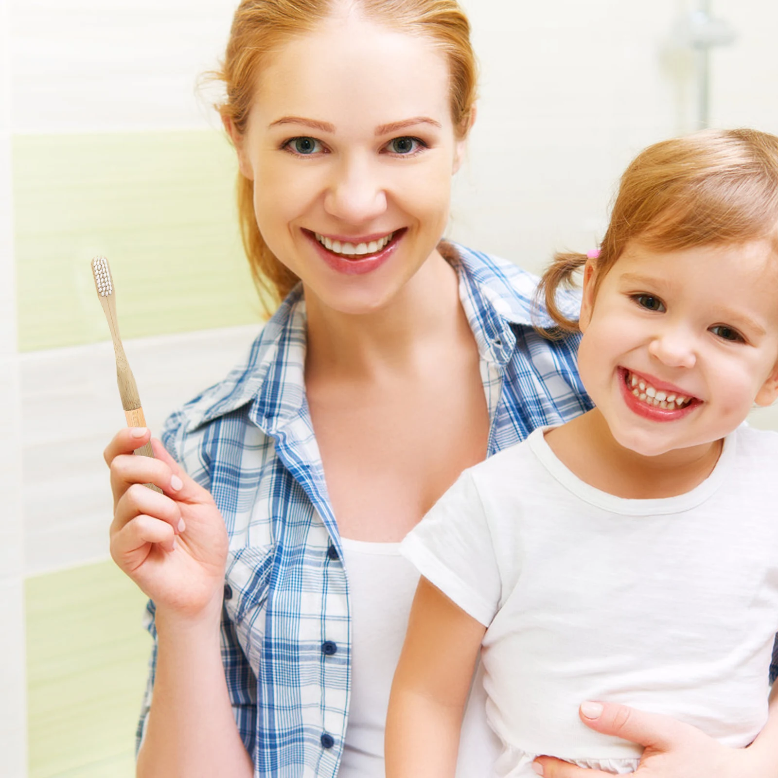 

7Pcs Bamboo Nylon Toothbrushes Biodegradable Durable Safe Oral Cleaning Supplies Assorted Color Bamboo Toothbrushes