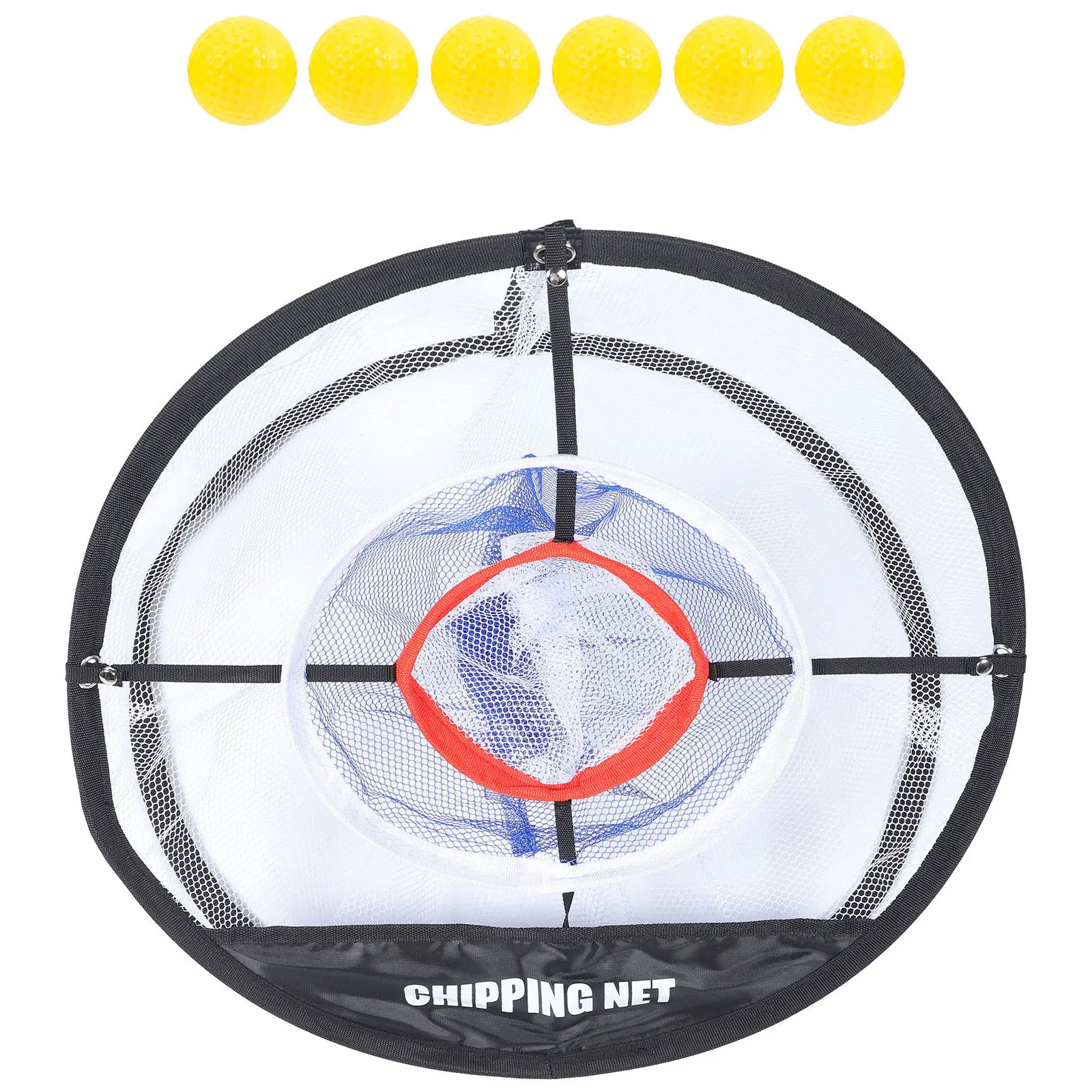 

1Set Golf Practice Net Chipping Net Nylon Lightweight Portable Indoor Outdoor Golf Training Nets with Practice Balls