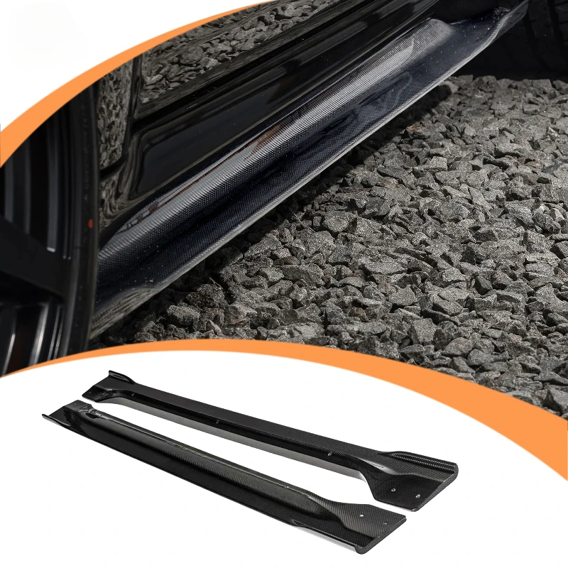 Honghang Stock Wholesale Bodykit ABS Carbon Fiber 2-stage Side Skirts for Jeep Grand Cherokee