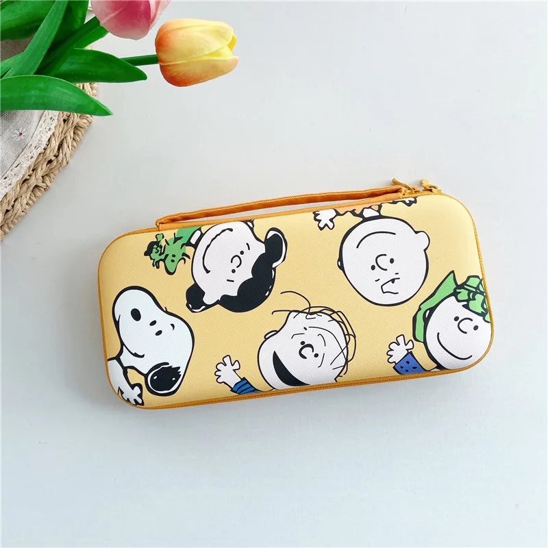 

Snoopy Carrying Case for Nintendo Switch OLED NS Console Storage Bag Cartoon Anime Portable Travel Handbag Box Game Accessories
