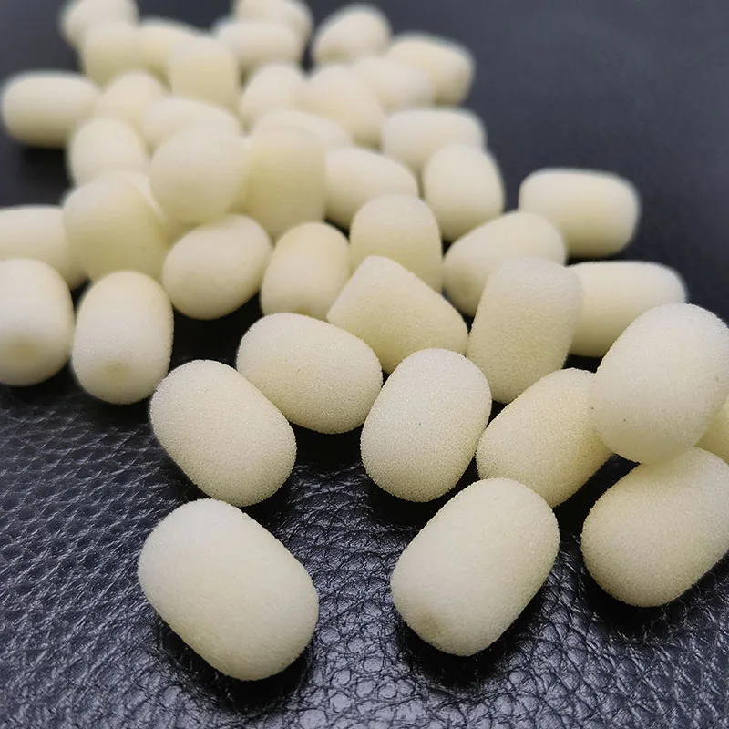 ميكروفون إسفنجي مصغر غير مرئي ، غطاء إسفنج خاص ، أصغر لون للجلد ، ميكروفون صغير لاستبدال الزجاج الأمامي