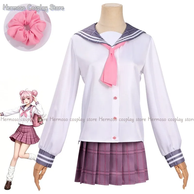 

Xiaoqiao Cosplay Costume Campus Dress Woman School JK Uniform Dress for Adult Game Lovers Party Con Clothing Set