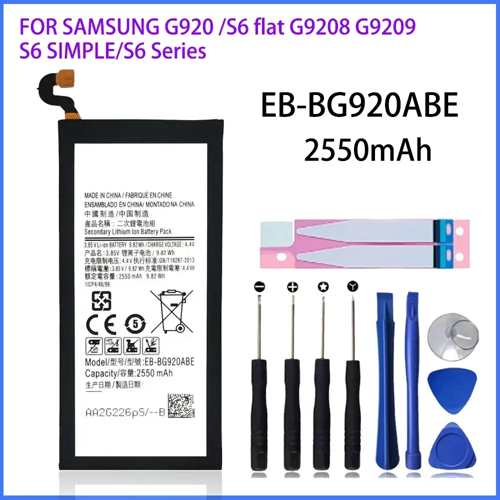 High capacity battery For Samsung Galaxy S6 Edge/Plus S7 Edge S8 Plus+ S9PIUS S10 S10E S10 Plus 15 Pro 17 Pr