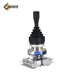 HKA1-42QZ Industrial Joystick Switch 30mm 4Position Momentary Latching 8NO 8NC Spring Return Cross Rocker Controller Switch