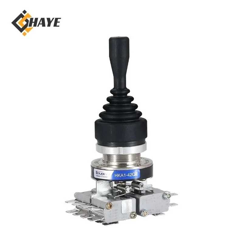 Interruptor de Joystick Industrial 30 mm Posições Travamento Momentâneo 8no Mola Devolução Cruz Controlador