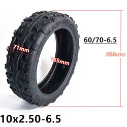 10 Inch 60/70-6.5 Tubeless Tyre For Ninebot Max G30 Electric Scooter 10x2.50-6.5 Rubber Tire Off-road Tyre Replace Scooter Part