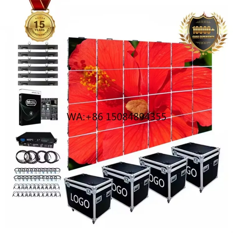 

Stage LED Video Wall Module P3.9 Big Concert Rental Screen Indoor Outdoor Wholesale Truss Display 3x2