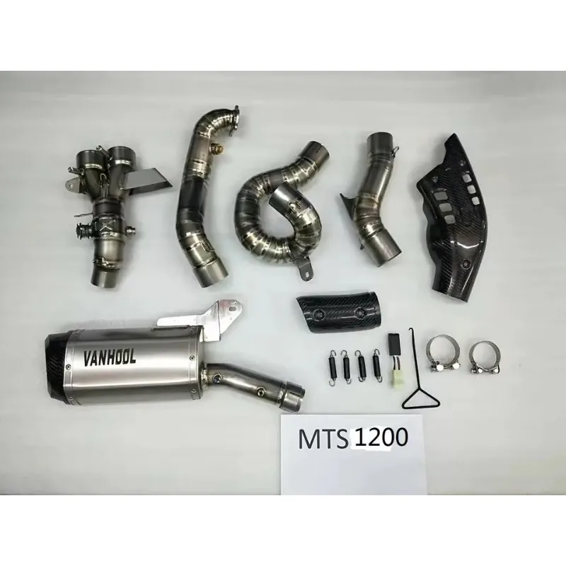 

FFBBDucati Multistrada 1200 Motorcycle Performance Titanium Exhaust Pipe Muffler System