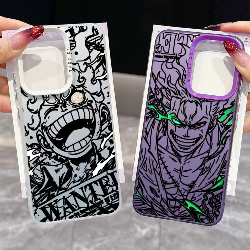 Ones Pieces Cool Luffy Zoro For Samsung Galaxy S26 S25 Edge S24 S23 S22 S21 FE Ultra Plus Colorful Cover Funda Soft Phone Case