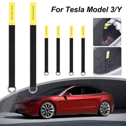 For Tesla Model 3 Y Rear Door Emergencies Safety Pull Rope Mechanical Switch Handle Emergency Puller Button Car Accessories
