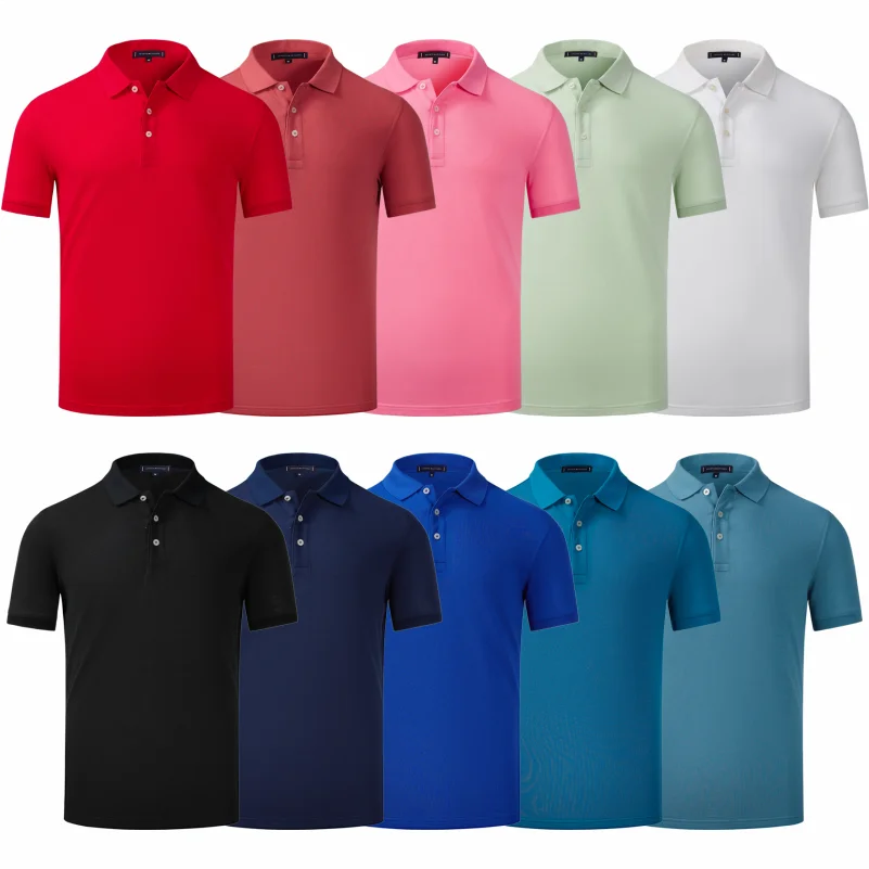 Geschäfts leute Frauen reine Baumwolle Kurzarm Polo benutzer definierte Logo Unternehmen Team lässig Revers Polo Stickerei Marke Qualität Shirt Druck