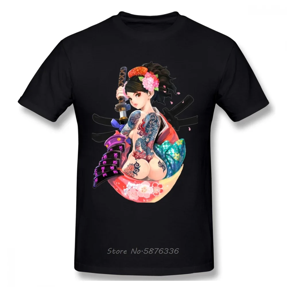 

Unisex Quality Yakuza Tatoo Ukiyoe T-shirt Vintage TShirt Summer Cotton T Shirt Guys Punk Designer Streetwear Tees