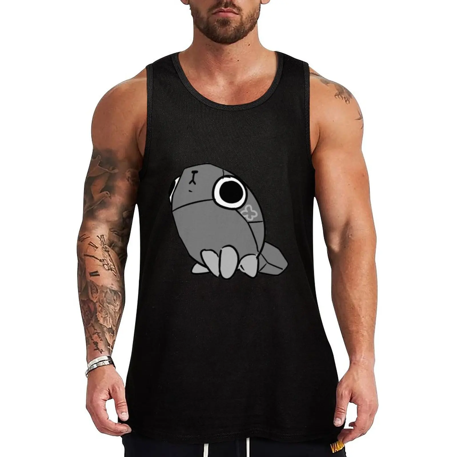 

Dandy's World: Pebble Tank Top Men's cotton t-shirt Sleeveless top muscular man