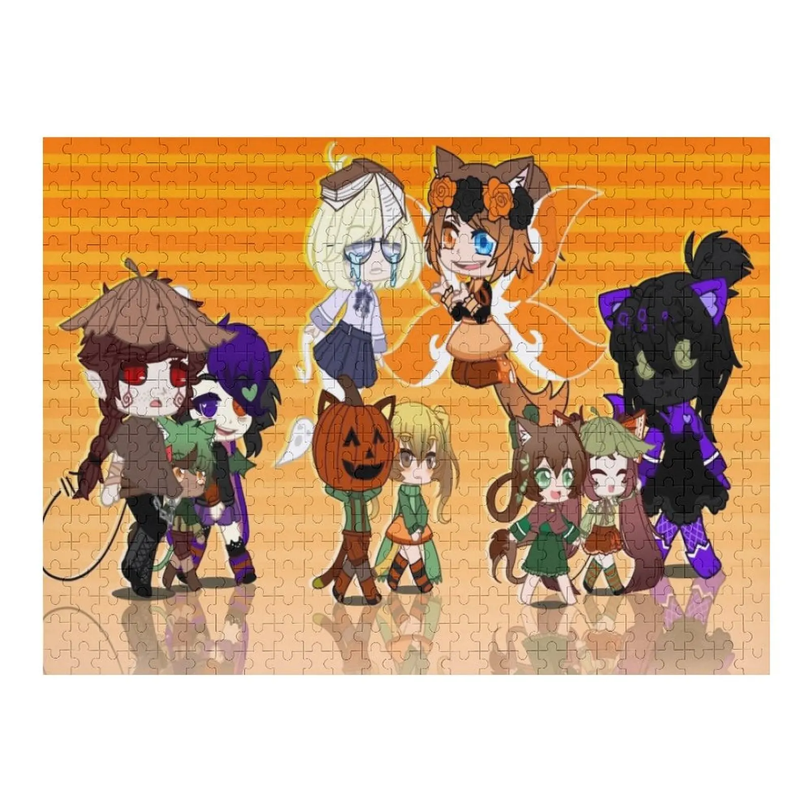 

Осенний пазл Oc Crew, деревянный декор, картины, деревянное имя, персонализированные игрушки, деревянный подарочный пазл на заказ