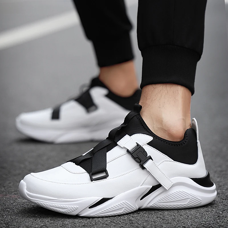 

Trend Casual Sneakers Marathon Air Cushion Men Running Sports Shoes Breathable Lightweight Comfortable Athletic Nonskid Sneakers
