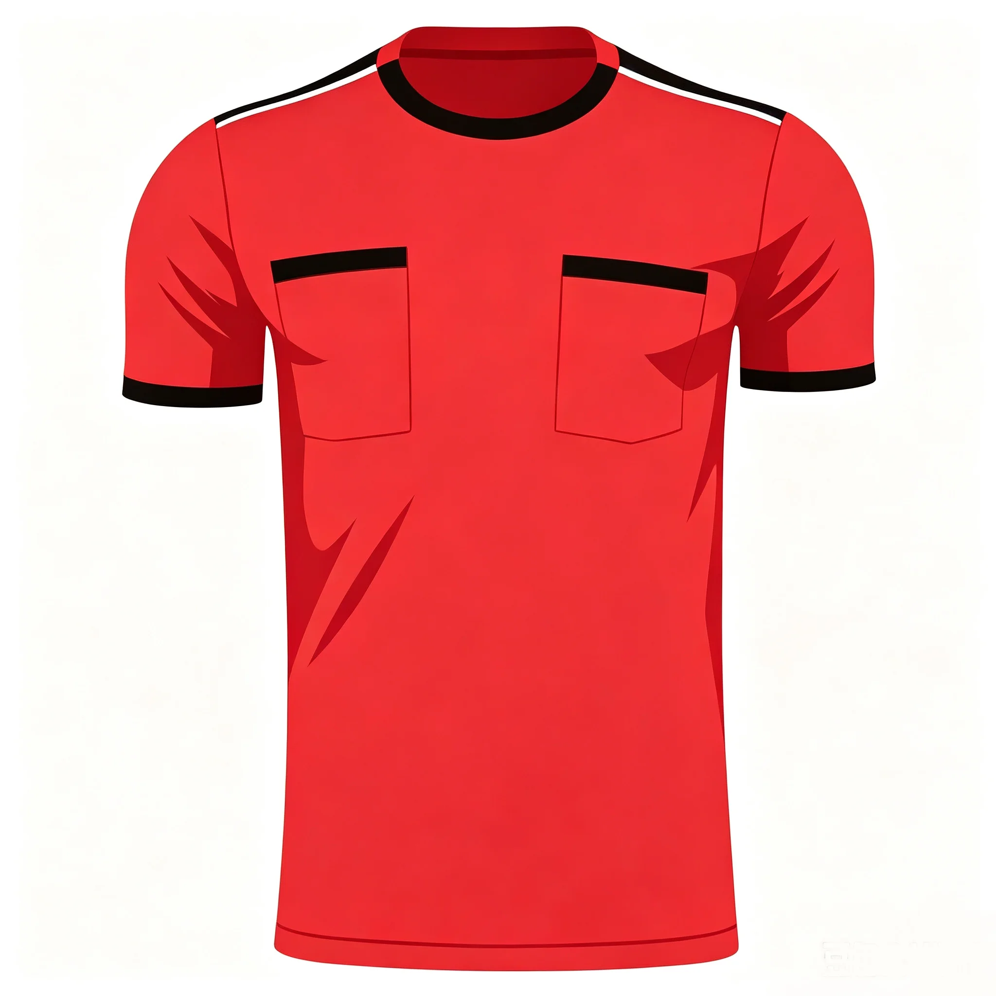 HERREN-FUSSBALLAUSRÜSTUNG – SCHIEDSrichter-BEKLEIDUNG – KURZÄRMELIGES SCHIEDSrichter-T-SHIRT (OHNE TASCHEN) SPORT-T-SHIRT FAMILIEN-/ELTERNSOHN-STIL – Detail 8