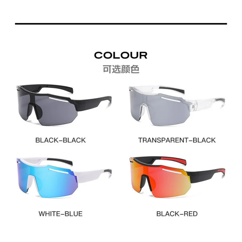 

Silver gray flakes RIDE Travel Go fishing Ski Suitable for various situations Large-frame outdoor cycling glasses Fitness