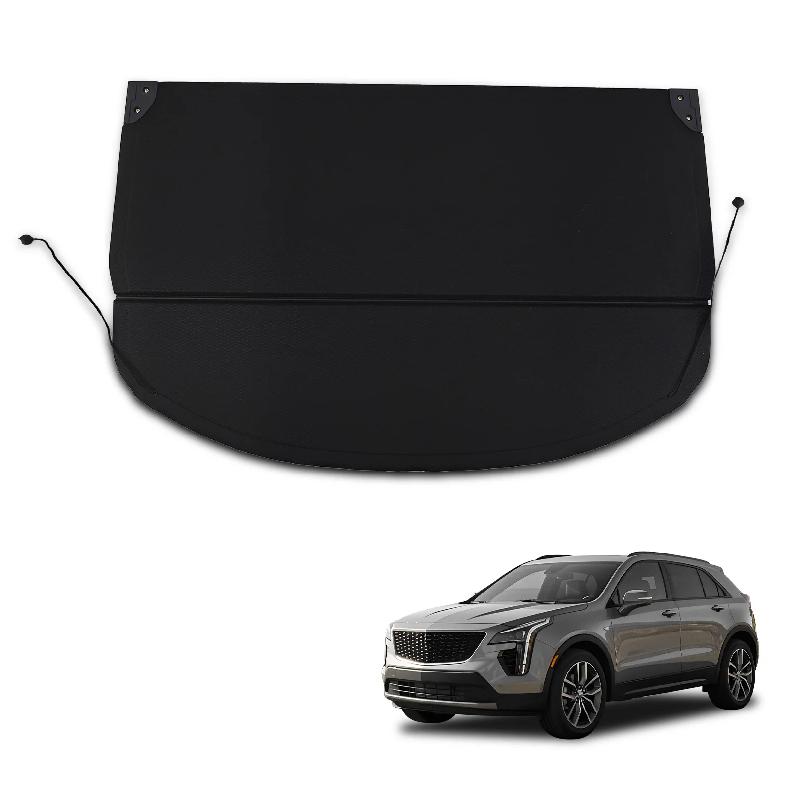 

Rear Parcel Shelf Cargo Cover for Cadillac XT4 2019-24 Easy installation Black