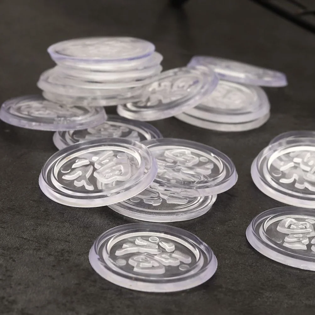 

100Pcs Clear Silicone Bumper Glass Table Top Grippers Suction Cup Washers Anti Slip Spacers Sturdy Non Deformation Impact