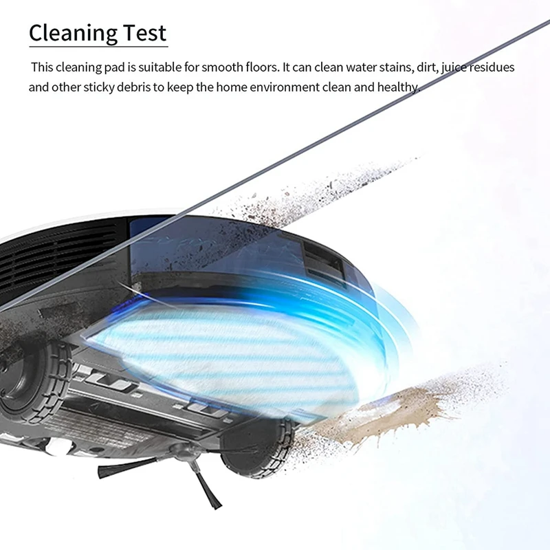Paño de limpieza para Robot aspirador Ecovacs T9 Power Max Aivi, accesorios de limpieza, piezas de repuesto para barrido y fregado, 10 piezas