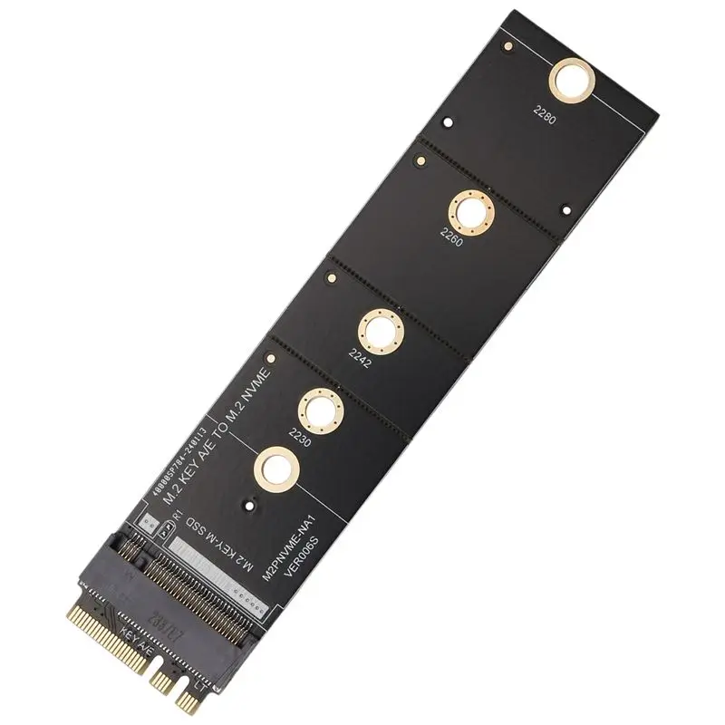 A75Q-M.2 A+E KEY Slot To M.2 NVME Adapter Card NGFF To KEY-M Expansion Card Nvme PCI Express SSD Port Expansion Adapter