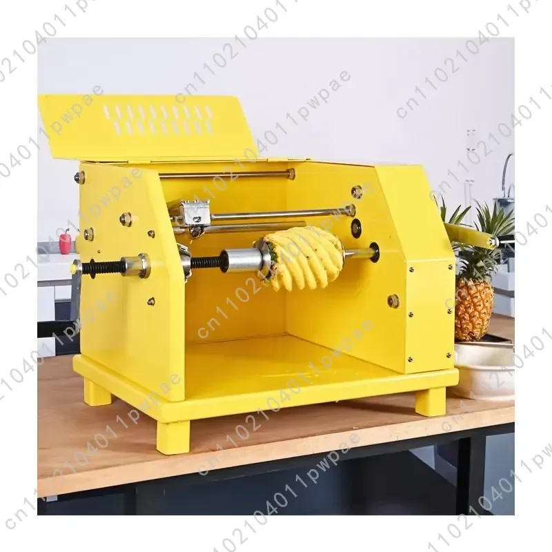 Manual Pineapple Peeler for Restaurant Food Shop Hand Operate Fruit Vegetable Peeling Machine Carbon Steel
