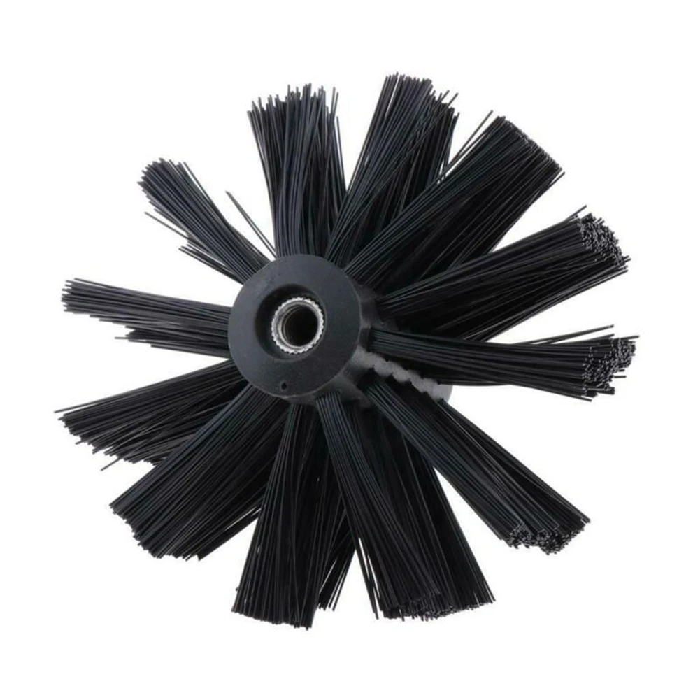 100/150mm Dryer Vent Chimney Cleaning Brush Lint Remover Bristle Head Nylon Suitable chimney cleaning kit Accessory