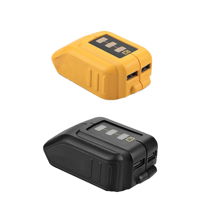 

USB Device Battery Adapter Power Converter Supply USB Converter Charger for DeWalt 14.4V 18V 20V Li-Ion Battery Converter DCB090