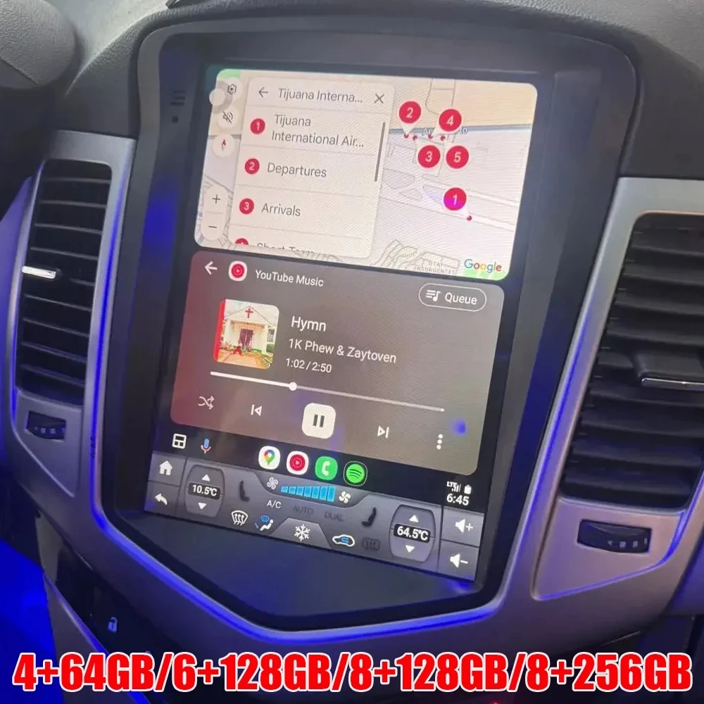 

9.7 " Android 14 Player For Chevrolet Cruze J300 2008 - 2012 GPS CarPlay Auto 2Din Radio DSP Multimedia Video For Tesla style