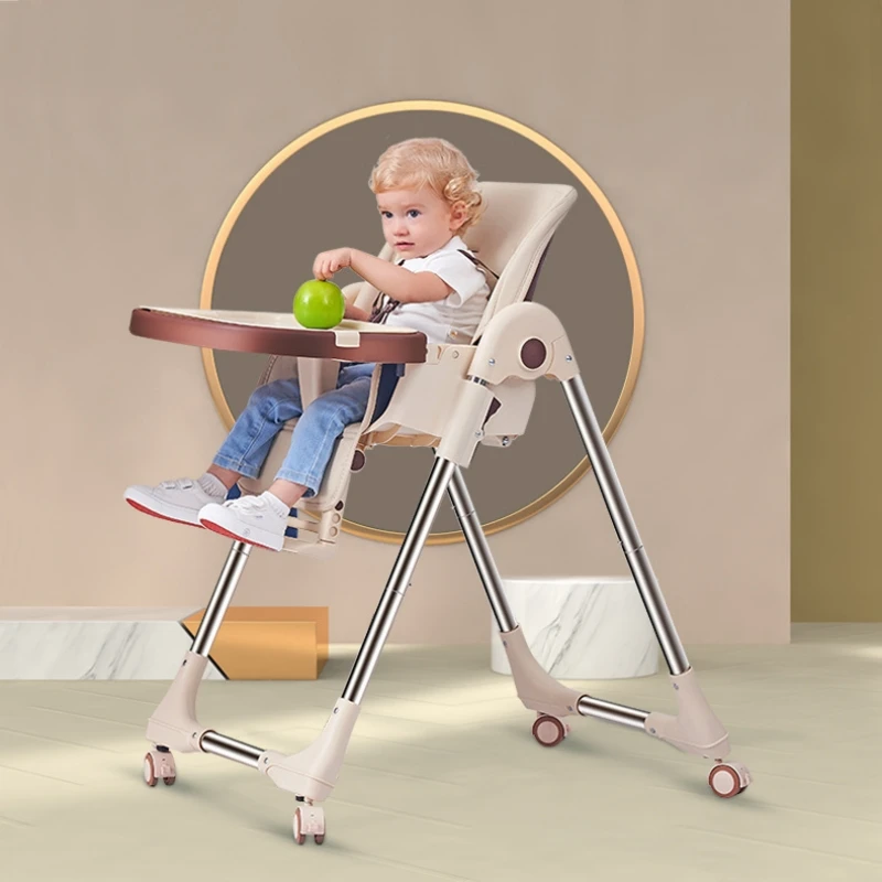 Children\'s dining chair Baby dining chair foldable multi-functional portable home dining table chair