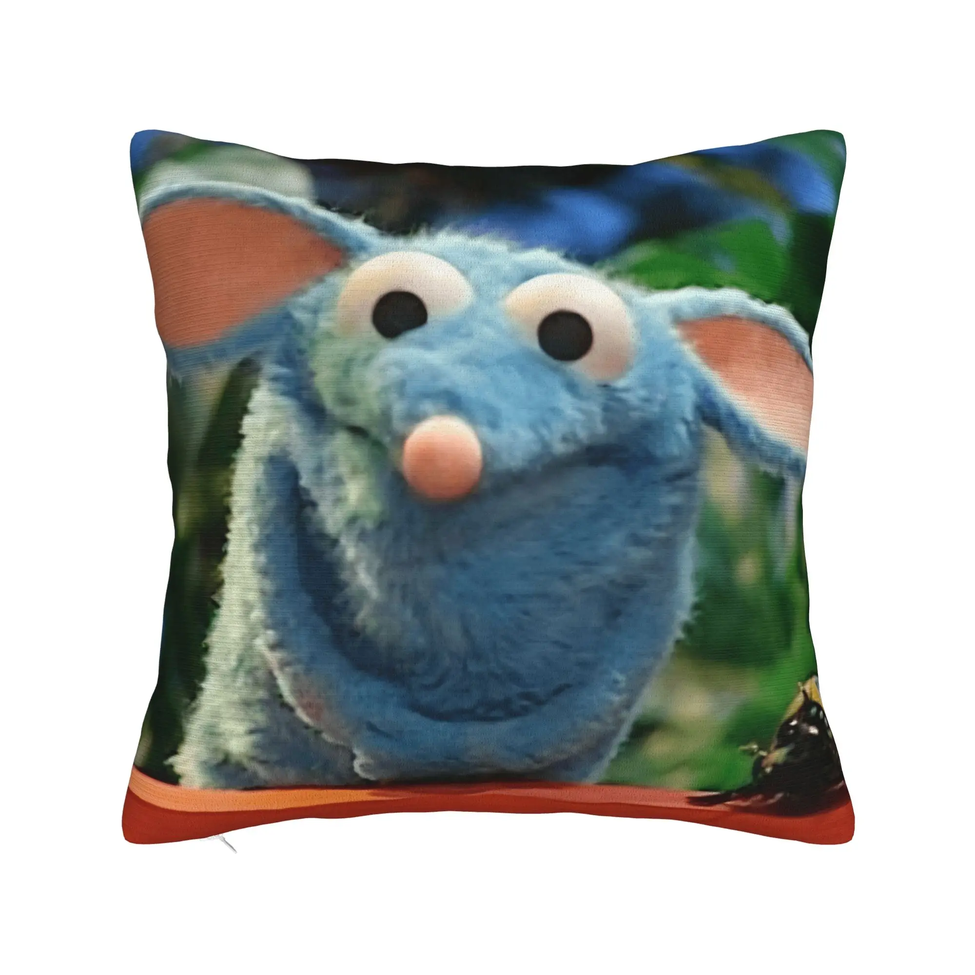 Pillow Cover Tutter- B-Bear In The Big Blue House  Novelty Pillow Case For Sofa Bedroom Home Decor Pillowcases