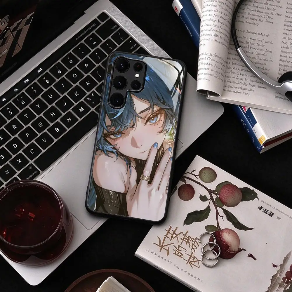 Wuthering Waves Iuno Phone Case For Samsung S26 S25 S24 S23 S22 S21 Plus Ultra Fold A Glass Case