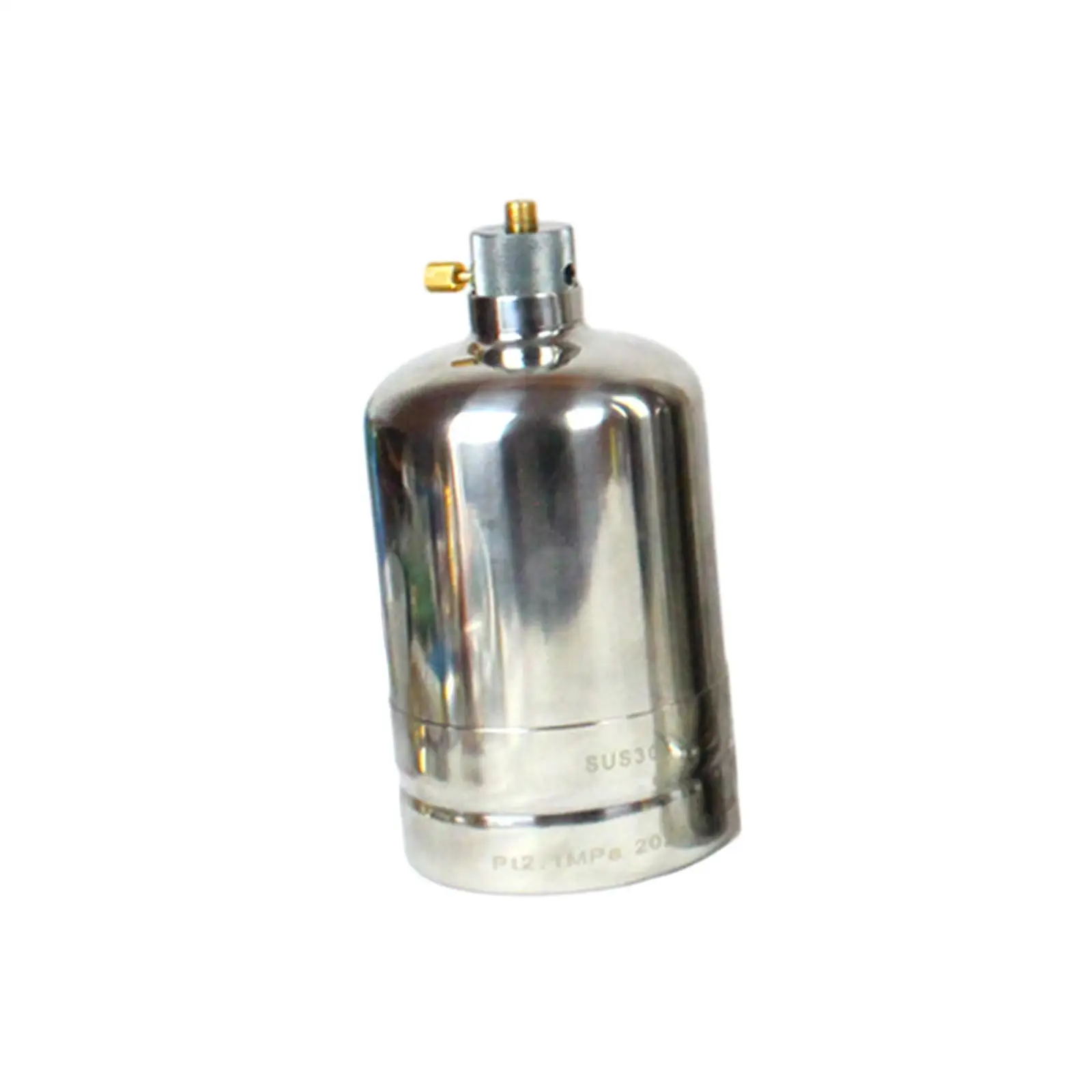 Empty Gas Cylinder Refillable Stainless Steel Portable Fuel Canister for Outdoor Camping Grill Stove Cookware