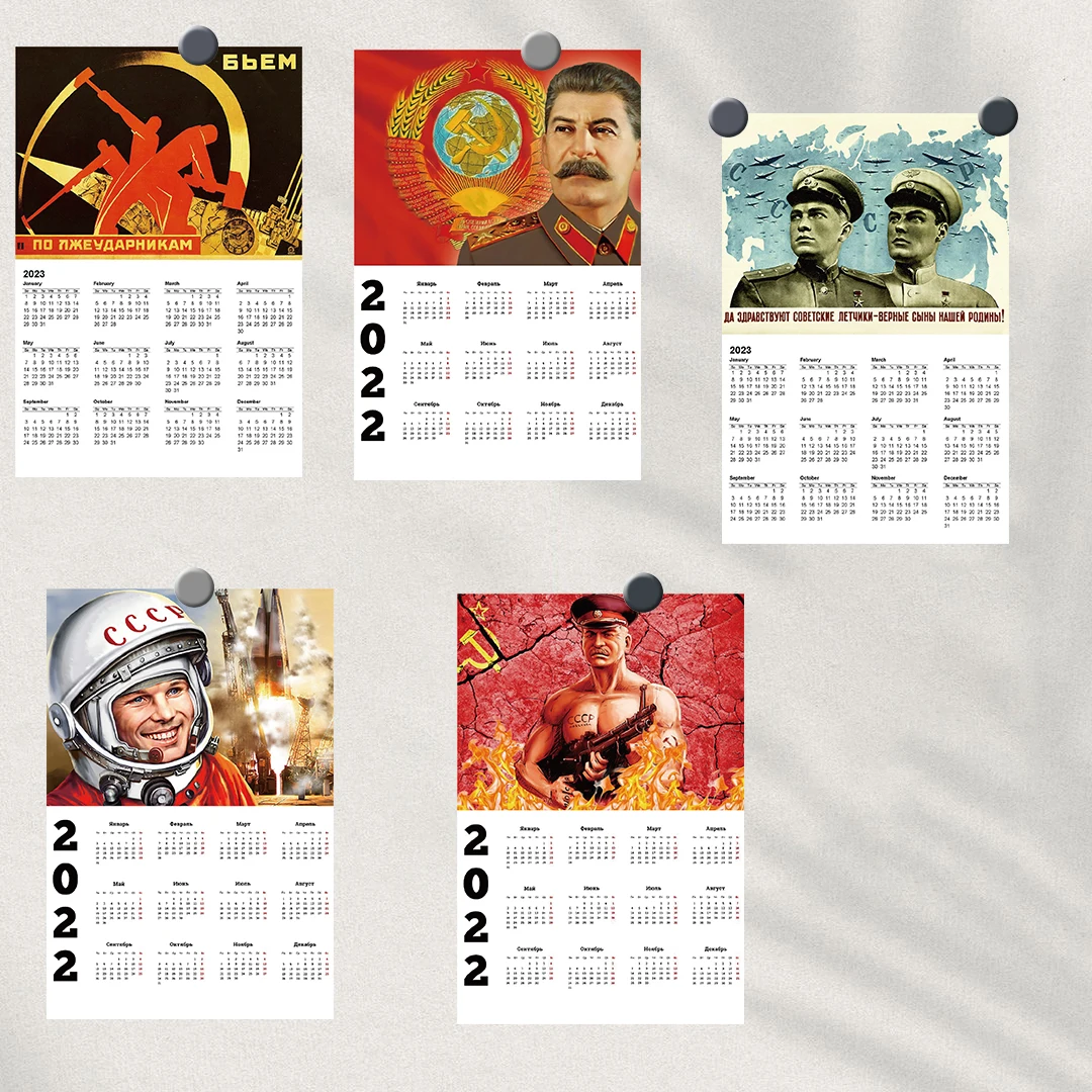 10PCS 10×15CM Calendar Posters Sticker Postcard Art Room Picture Living Luggage Community DIY Kitchen Creative Wall Decoration ﻿