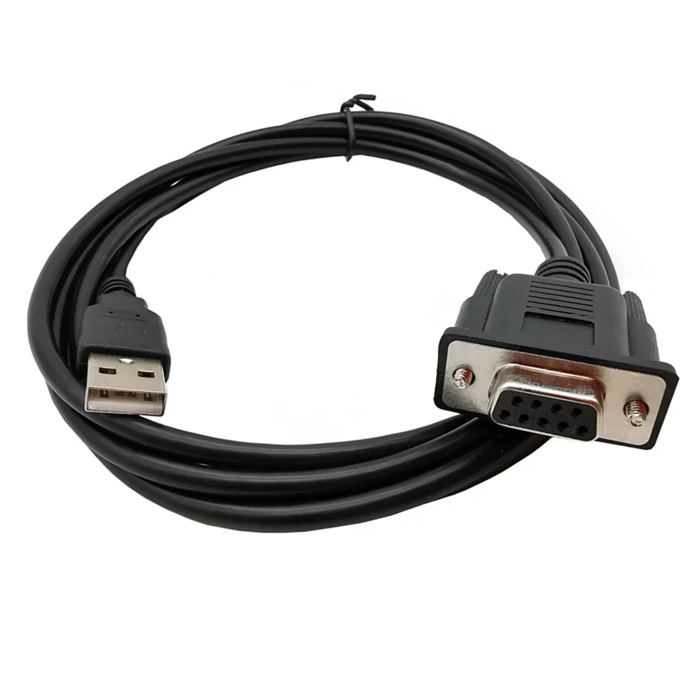 6FT RS232 DB9 Female to USB 2.0 PLC Serial Cable, Only Use for Programmable Logic Controller 1.8M