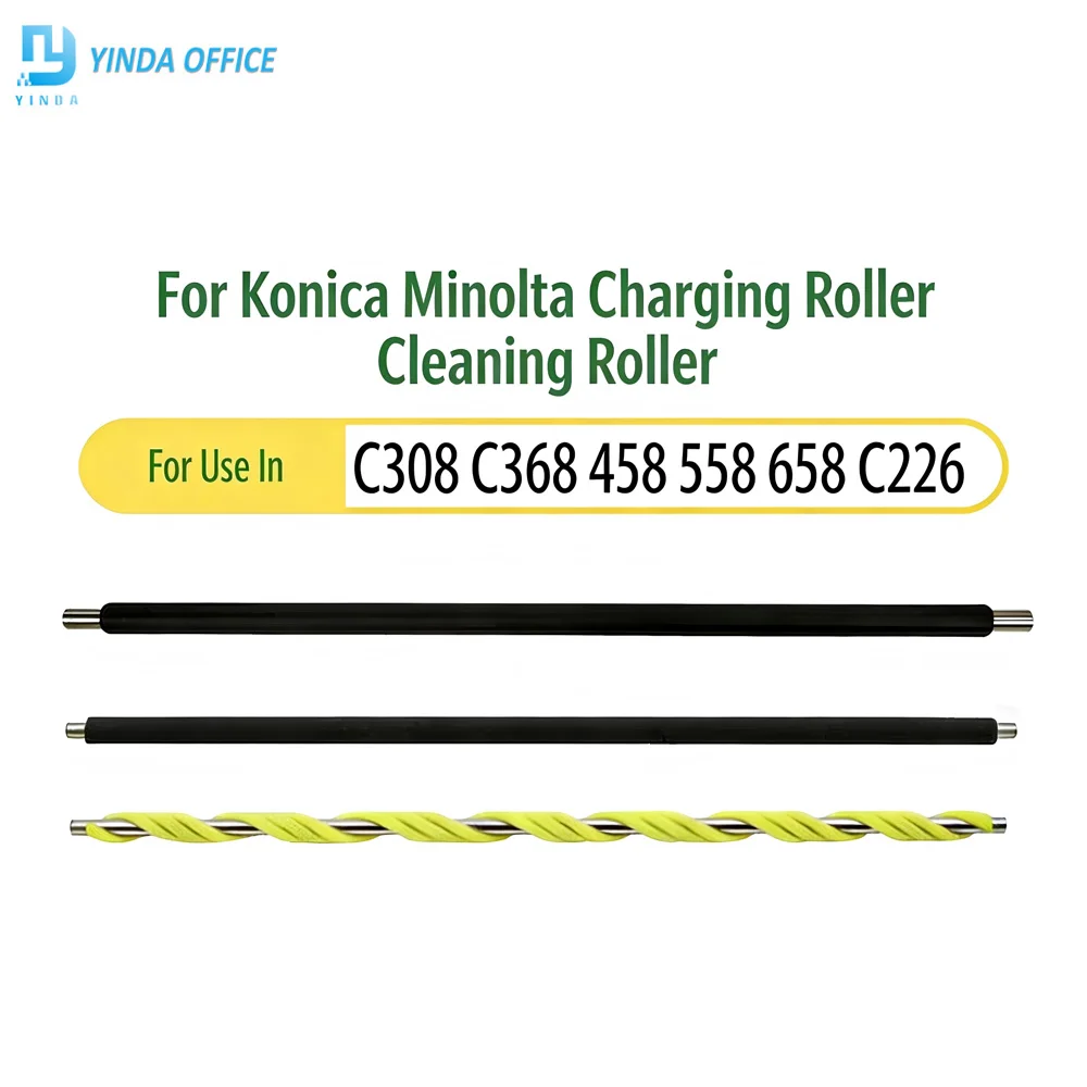 2pc DR-313 DR-214 DR-316 Sponge Cleaning Roller PCR for Konica Minotla C258 C308 C368 C458 C558 C658 C226 C227 C266 C287 C367