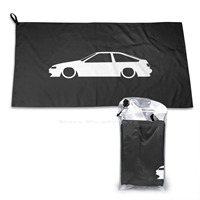 Hachi-Roku Trueno Gym Outdoor Sports Fitness Towel Bath Washcloth Ae86 Eight Trueno Sprinter Corolla Rwd Jdm Drift Hachiroku