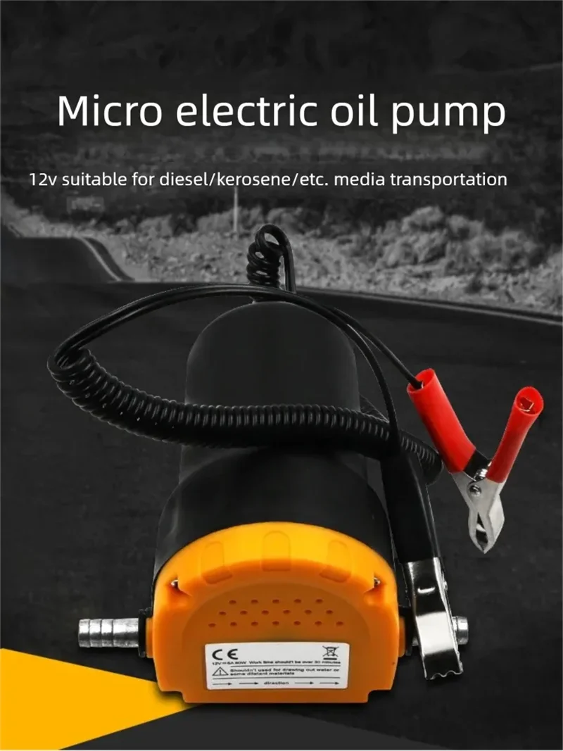 

Car Engine Oil Pump 12V 24V Electric Oil Diesel Fluid Sump Extractor Scavenge Fuel Transfer Suction Pump for Boat Motorbike Tube
