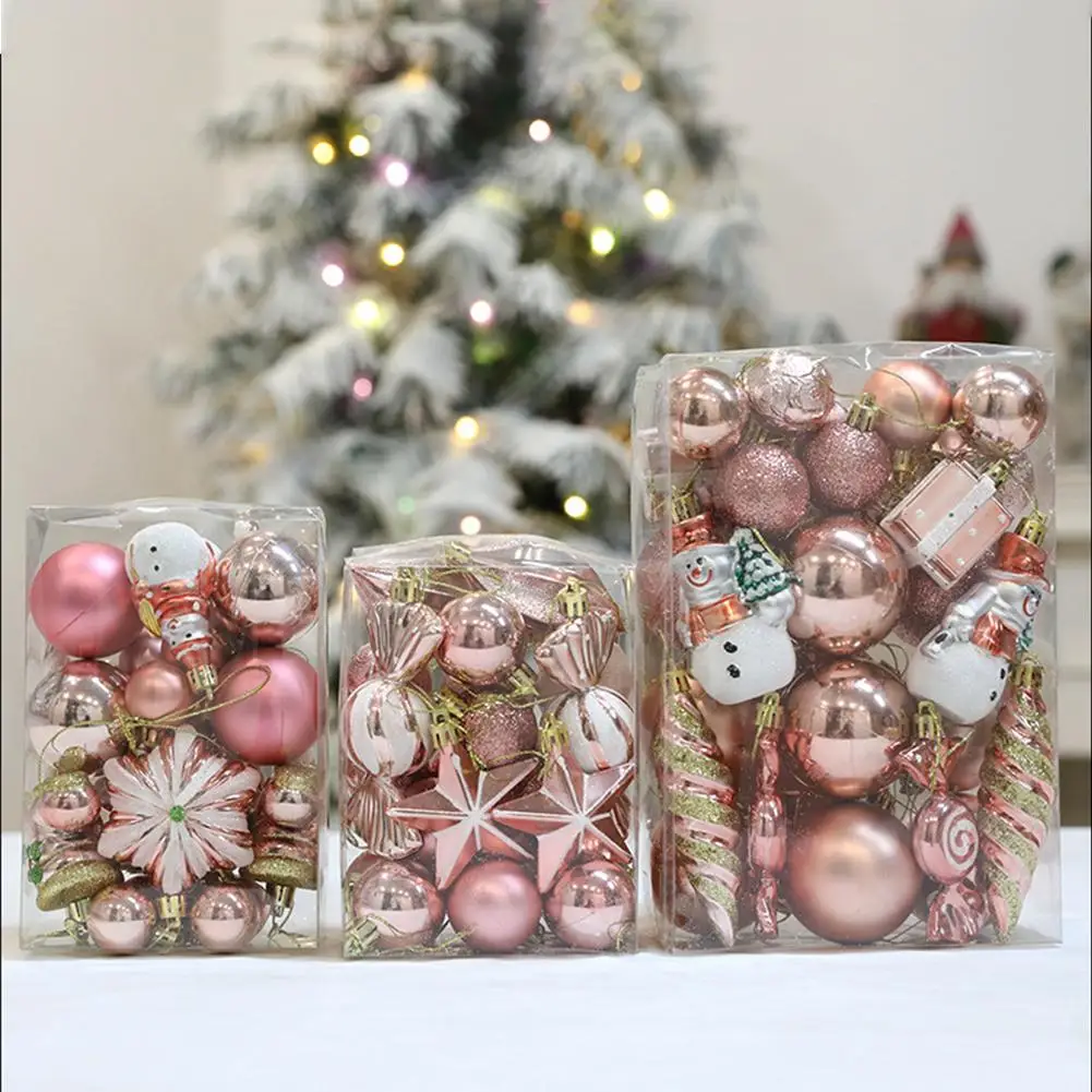 20/29/42 قطعة عيد الميلاد زخرفة كروية معلقة شجرة عيد الميلاد قلادة الحلي للمنزل غرفة ديكور السنة الجديدة 2026 هدايا اكسسوارات #1