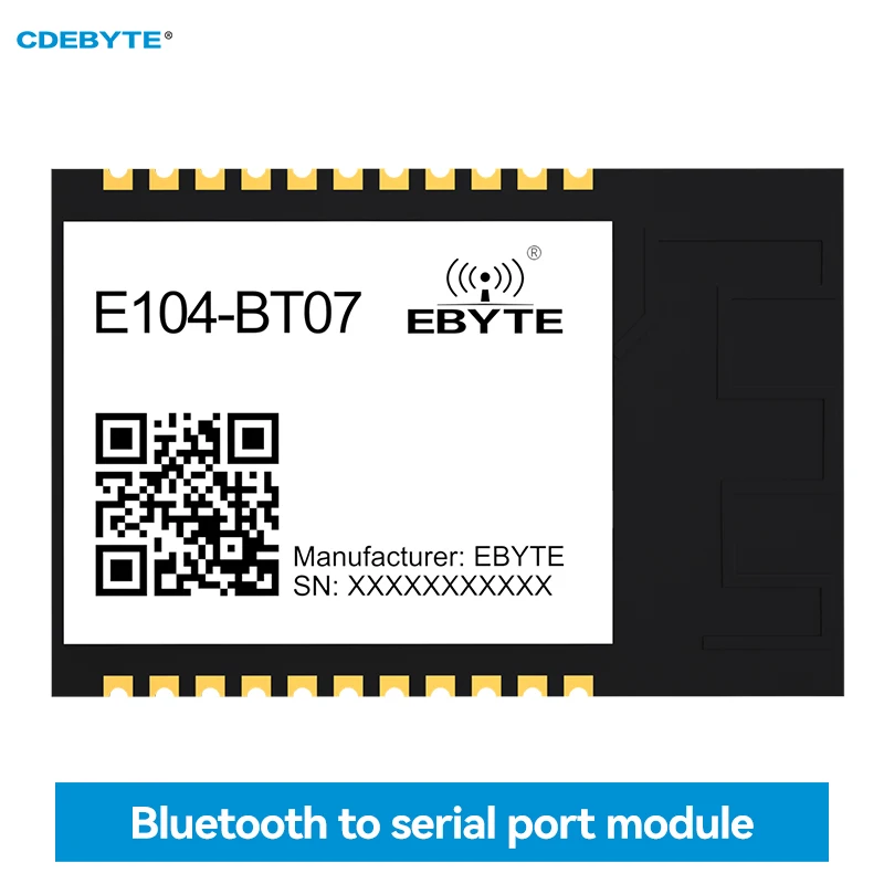 

4PCS Bluetooth to Serial Port Module CDEBYTE E104-BT07 BLE5.1 Low Power Consumption Support Beacon and iBeacon Bluetooth Module